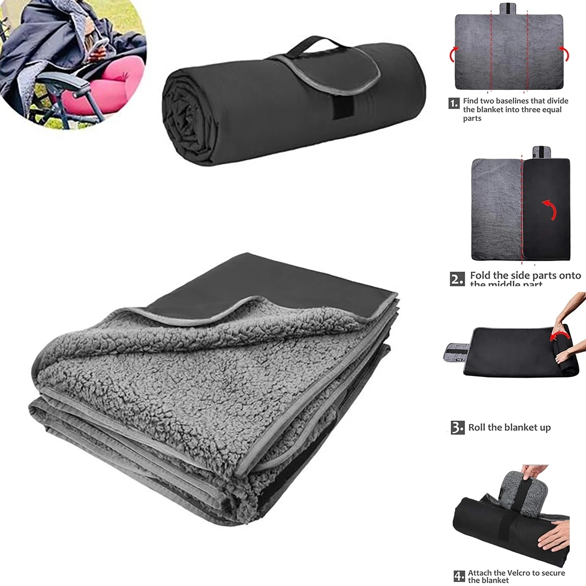 Outdoors Waterproof Throw Blanket 1