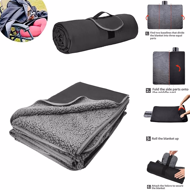 Outdoors Waterproof Throw Blanket