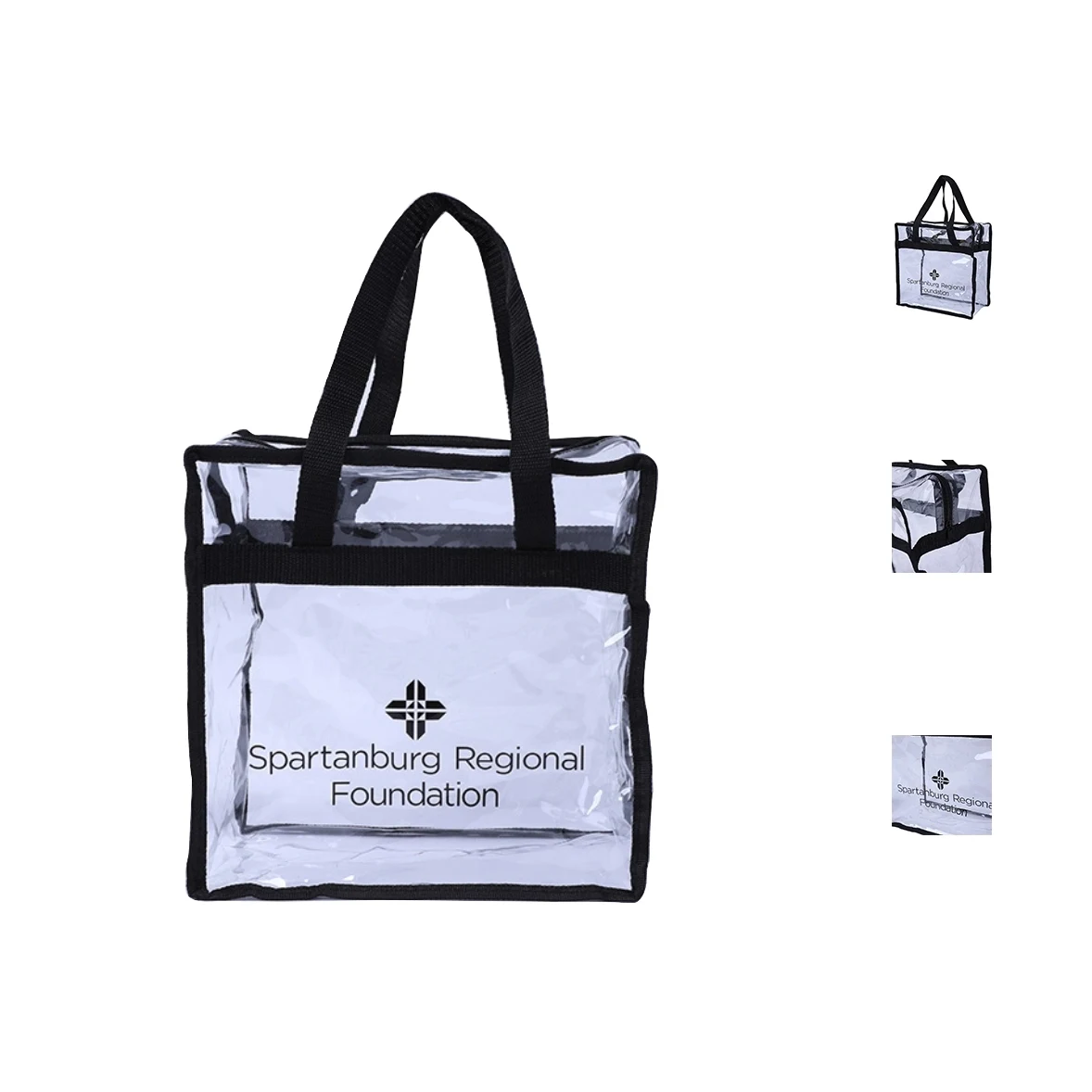 Clear Zippered Tote 1