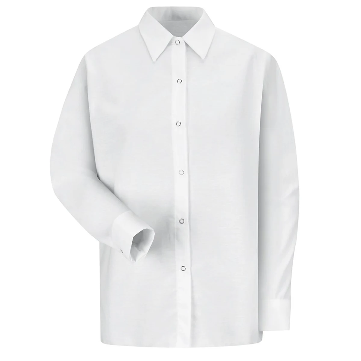 Women's Long Sleeve Specialized Pocketless Poplin Work Shirt - SP15 1