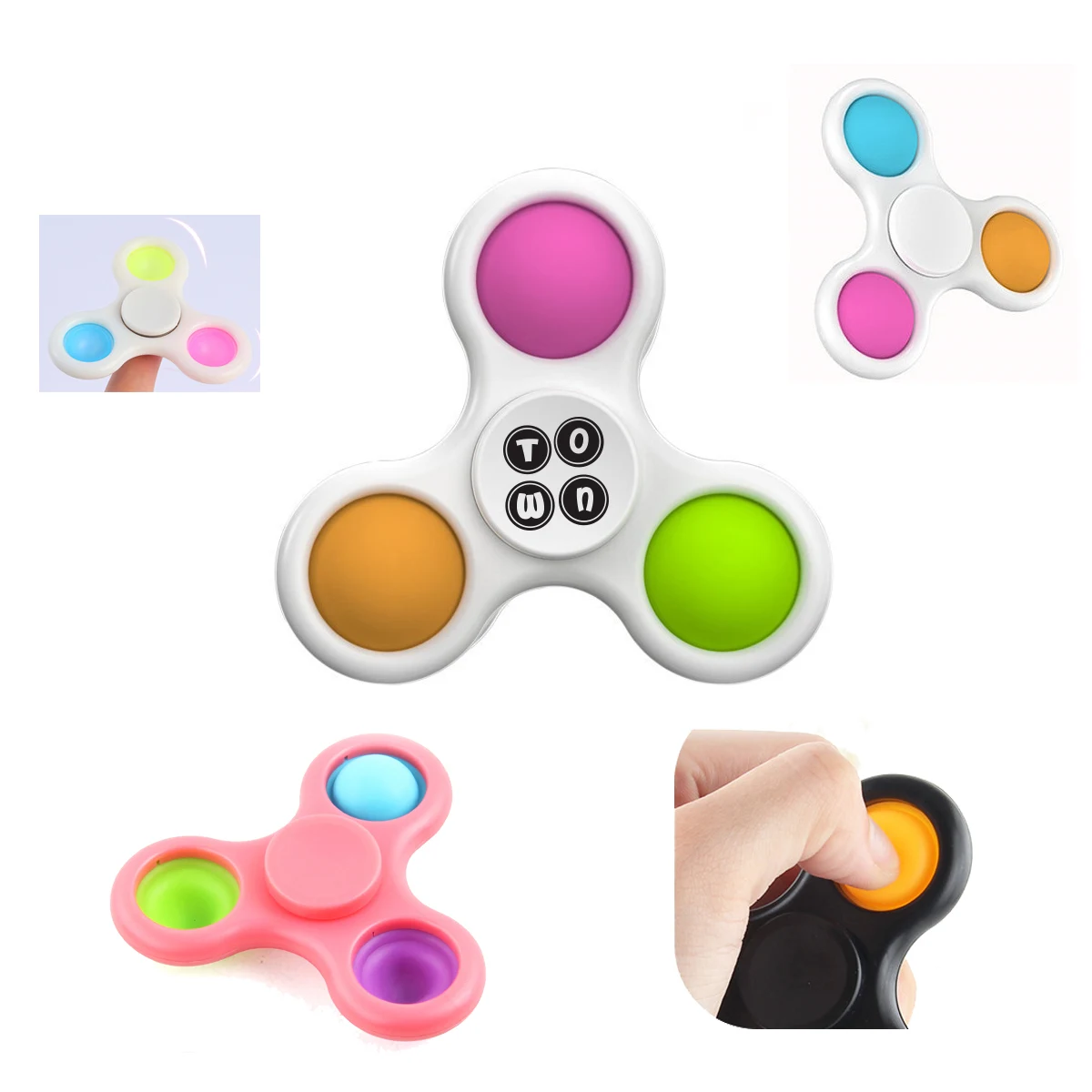 3 Fingers Relief Spinner Toy 1