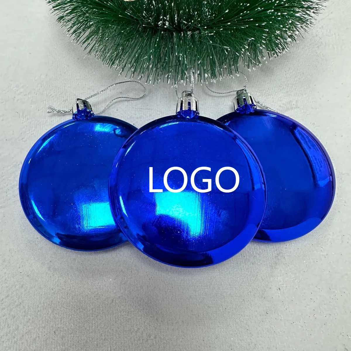 LOGO printing Christmas decoration ball 1