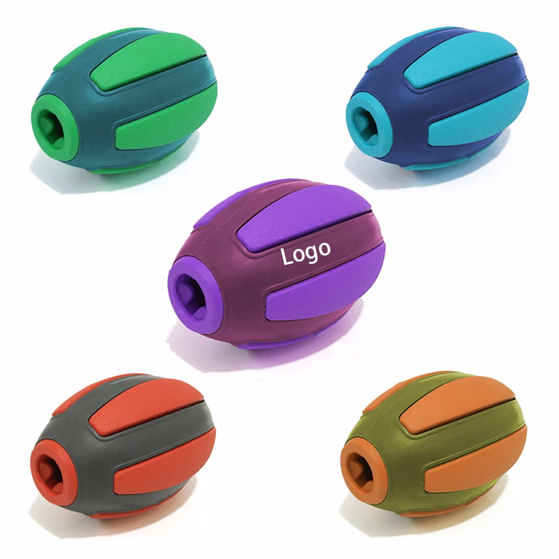 Rubber Football Dog Toy