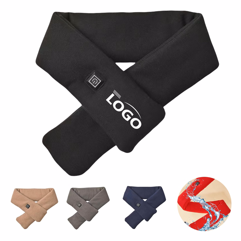 Rechargeable Heated Scarf with Mini Battery Pack