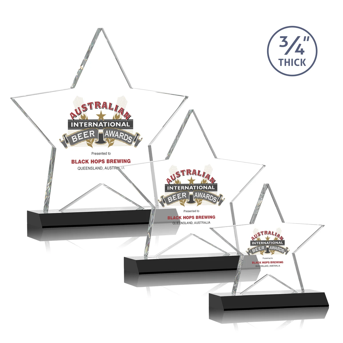 Chippendale VividPrint™ Award - Black 1