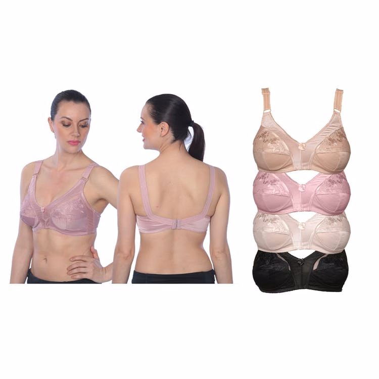 Women's Plus Size Bras - Assorted Color 36C-44D Wireless Minimizer