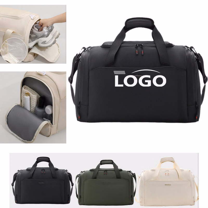 Dry And Wet Separation Separate Shoe Compartment Sports Travel Bag