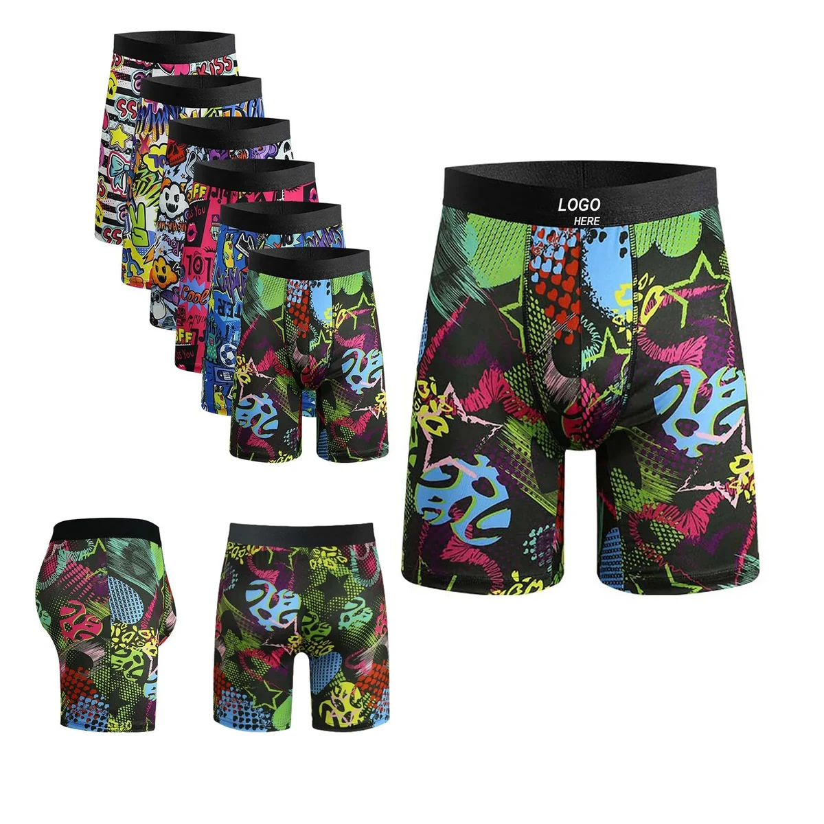 Men's Print Boxers Briefs 1