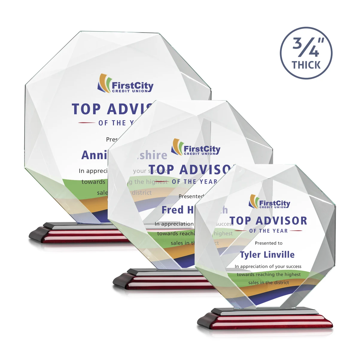 Bradford VividPrint™ Award - Rosewood 1