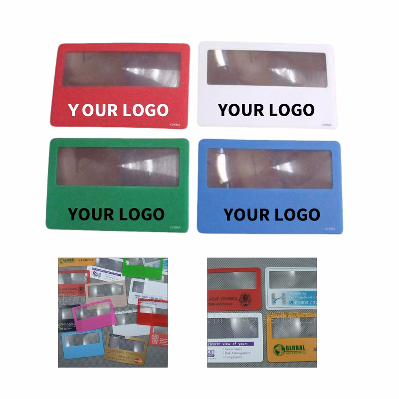 Polyvinyl Chloride Wallet Magnifying Card