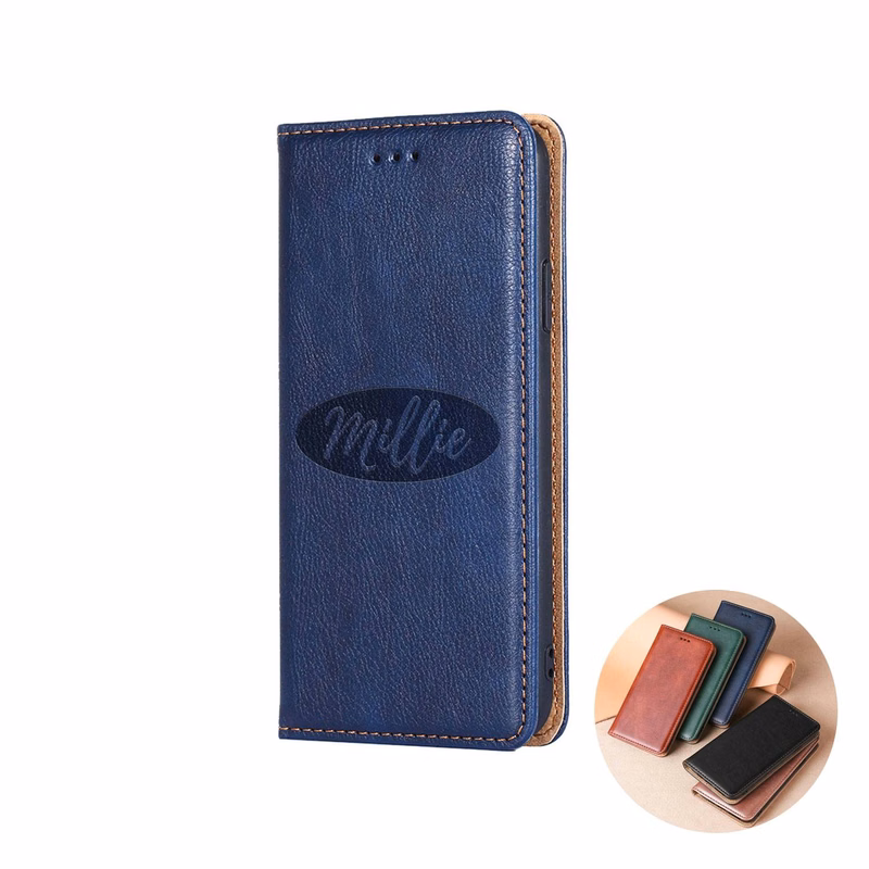 Flip Leather Magnetic Phone Case Magsafe