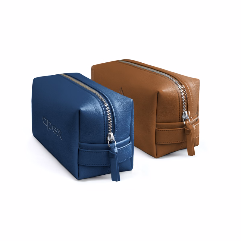 Saver Leather Dopp Kit