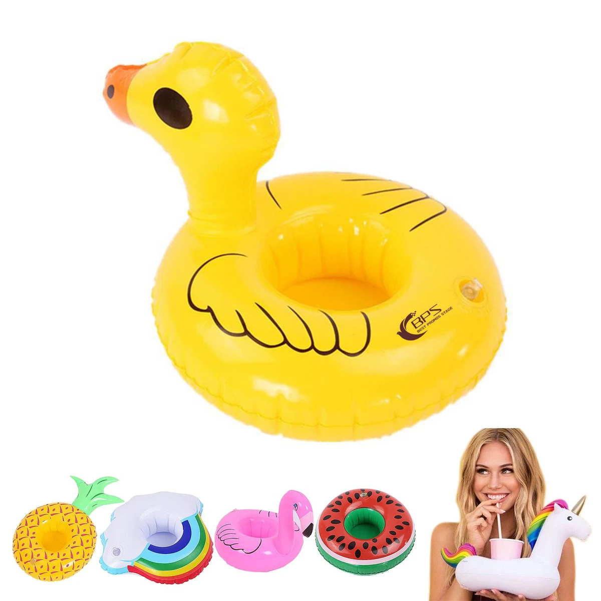 Inflatable Beach Cup Holder 1
