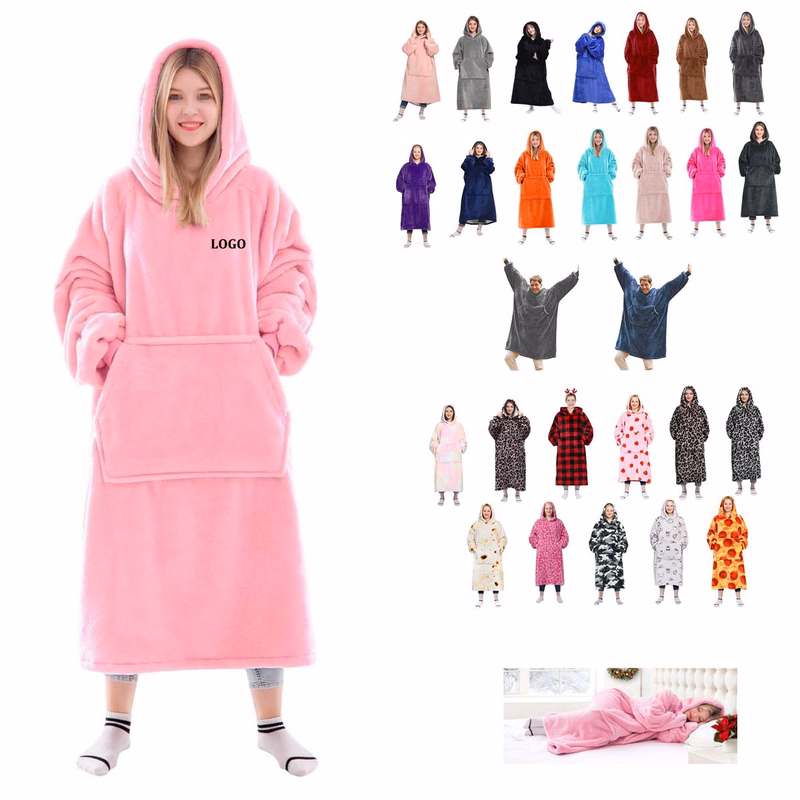 Unisex Wearable Blanket Hoodie
