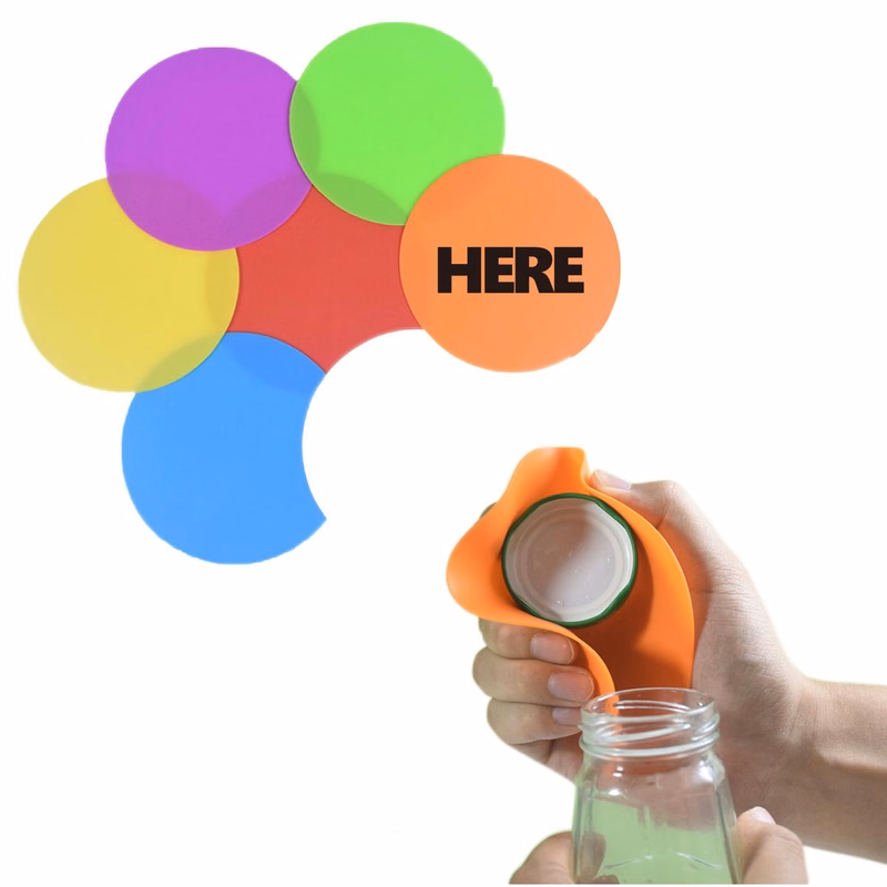 Multipurpose Silicone Jar Opener Non-Slip Coasters