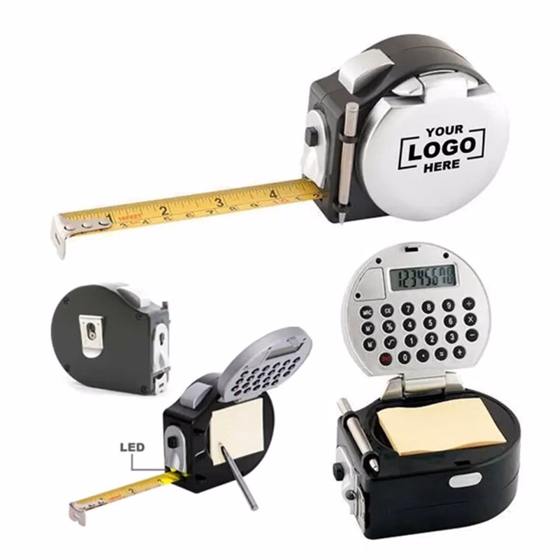 16" Multifunction Calculator Tape Measure W/ Pen