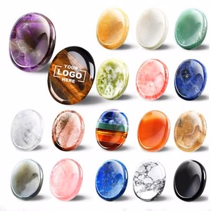 Healing Crystal Worry Stone For Anxiety And Focus