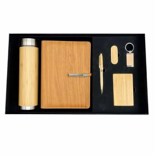 Bamboo Notebook Gift Set