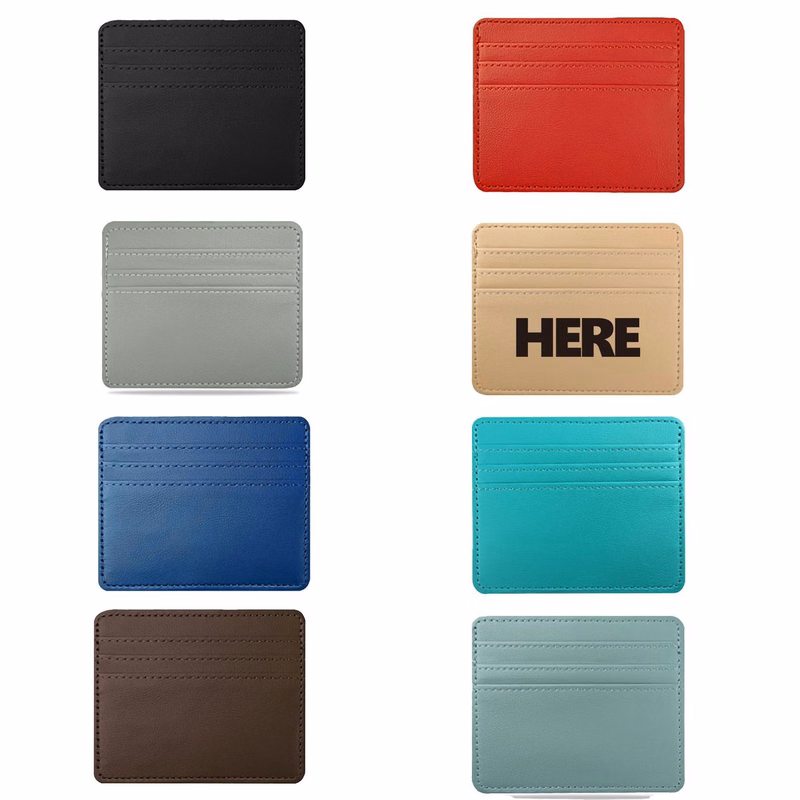 Premium PU Leather Card Holder