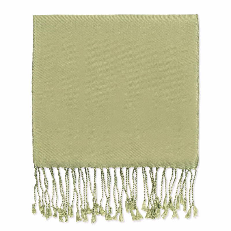 CLOSEOUT - Green Bamboo Winter Scarf