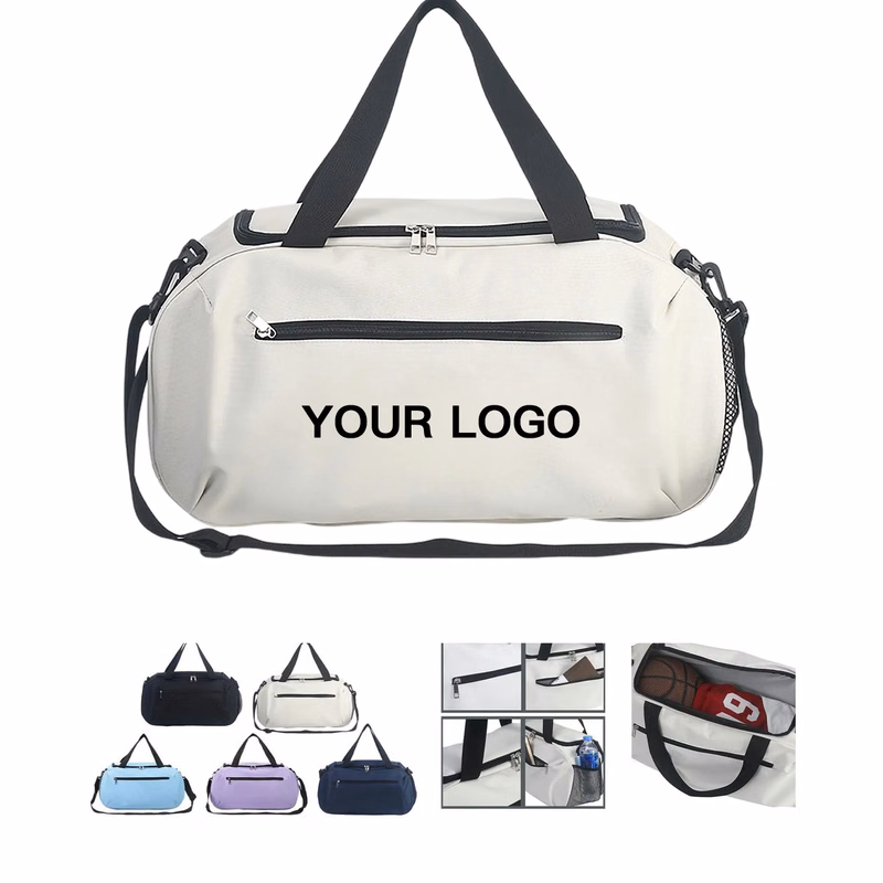 Travel Sports Bag with Side Mesh Compartments