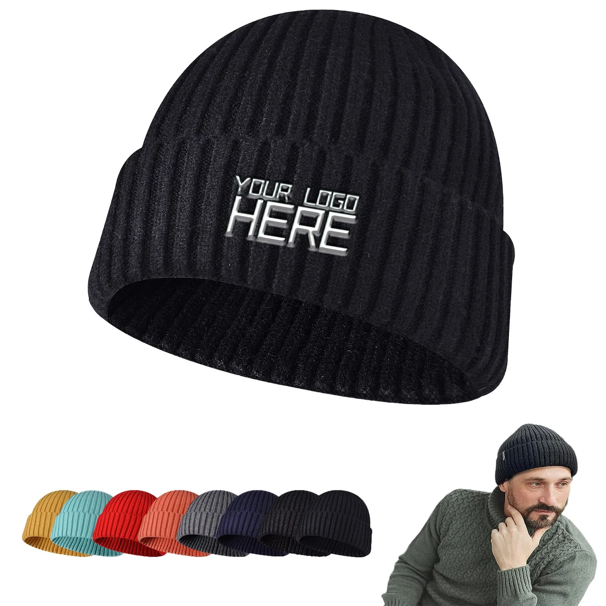 Unisex Knit Soft Beanie Hat 1