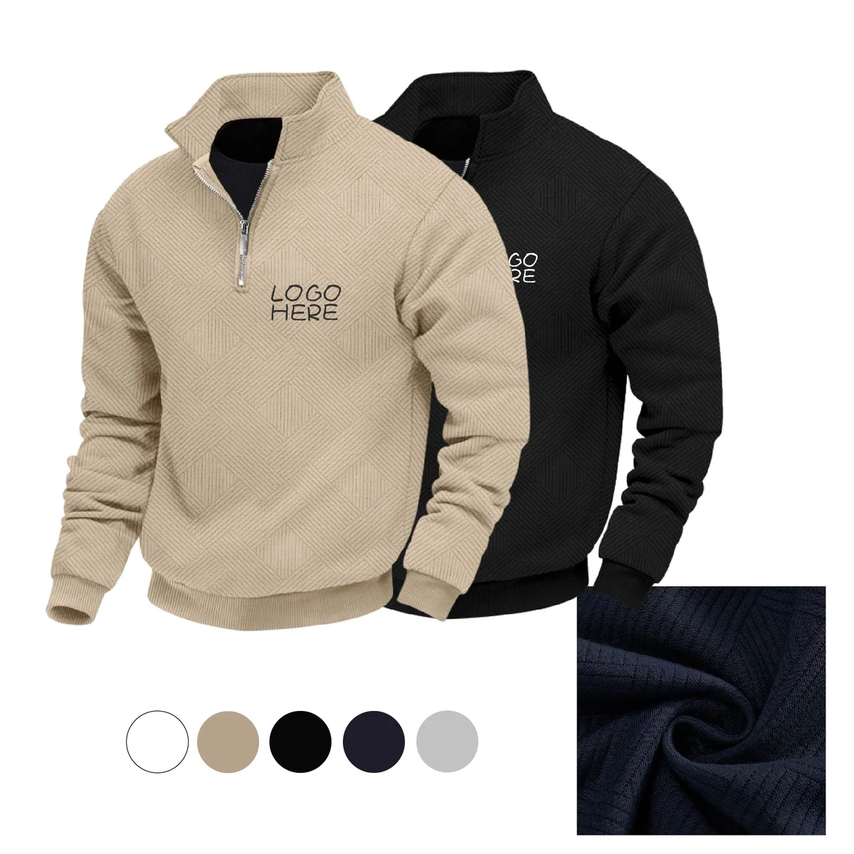 Long Sleeve Sweater, custom hoodie or sweatshirt with logo imprint 1