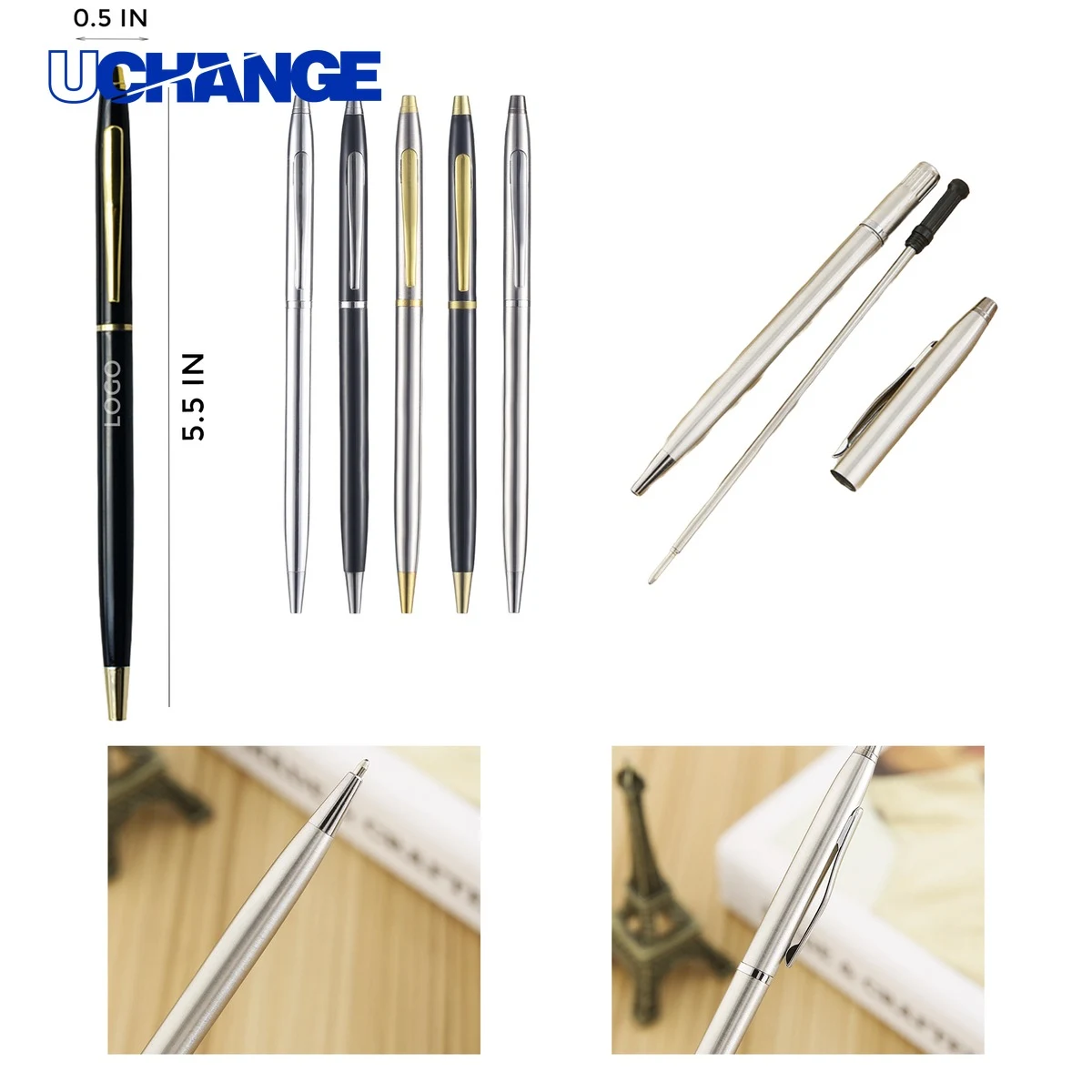 Versatile Metal Twist Action Pen 1