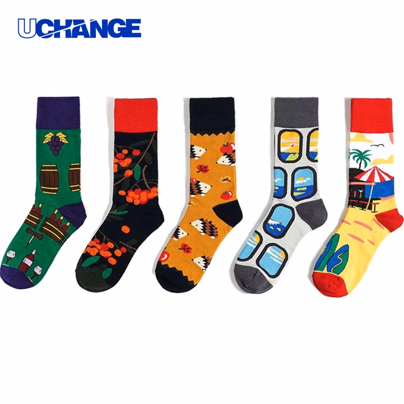 Athletic Jacquard Crew Socks