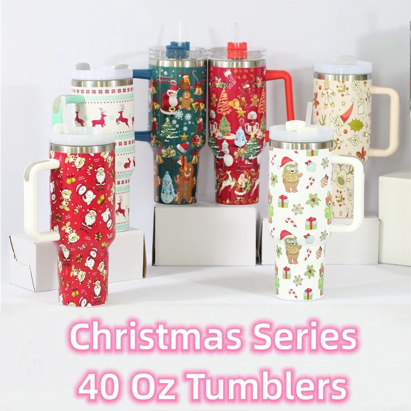 Christmas 40 oz Vacuum Insulated Stainless Steel Tumbler 1