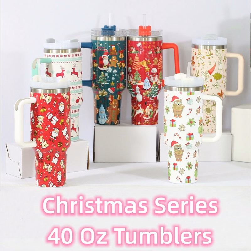 Christmas 40 oz Vacuum Insulated Stainless Steel Tumbler