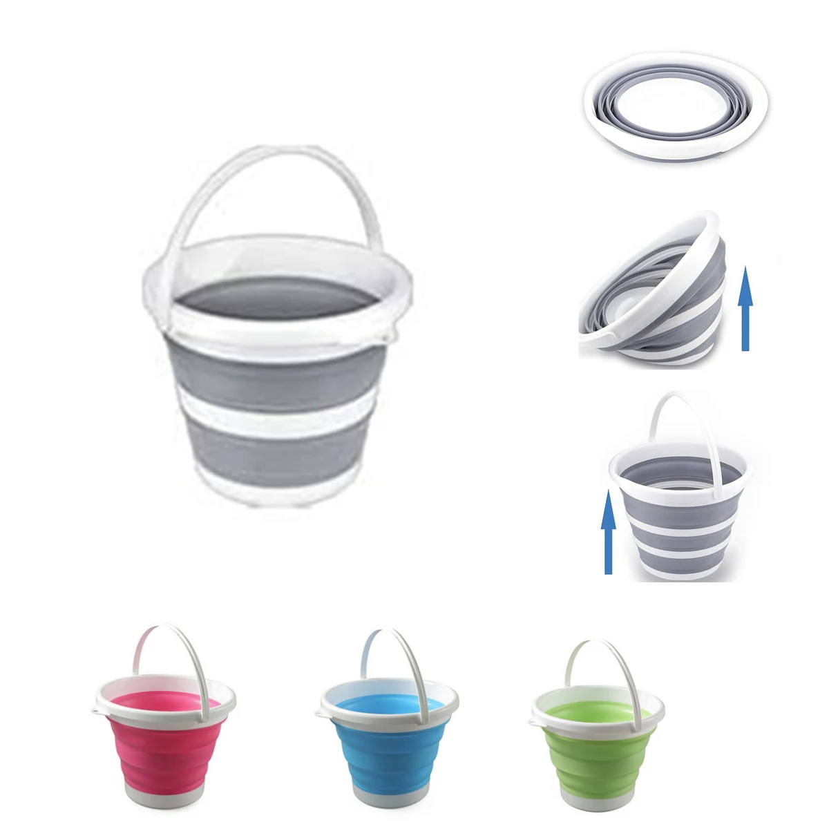 1000 OZ Portable Collapsible Bucket 1