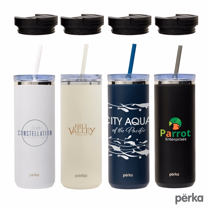 Perka® Trent 18 oz. Double Wall, Stainless Steel Hot/Cold Tumbler