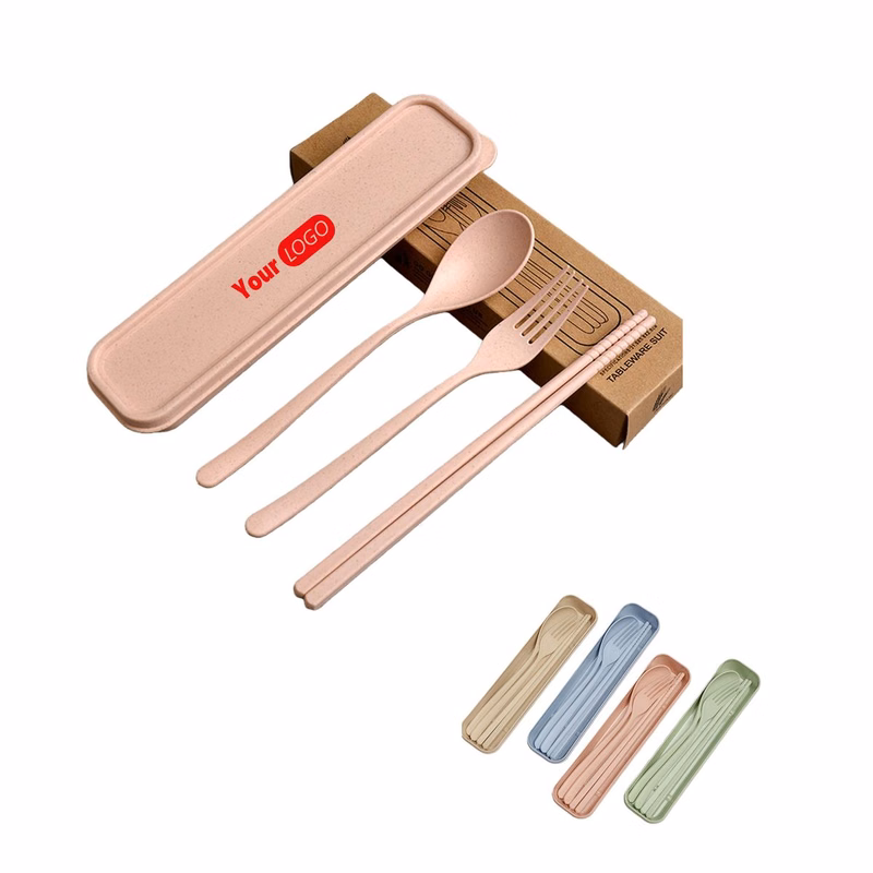 Custom Logo Portable Travel Cutlery Kit