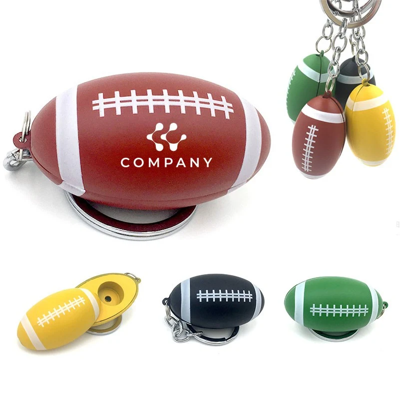 Rugby Shape Pipe Creative Key Chain 1