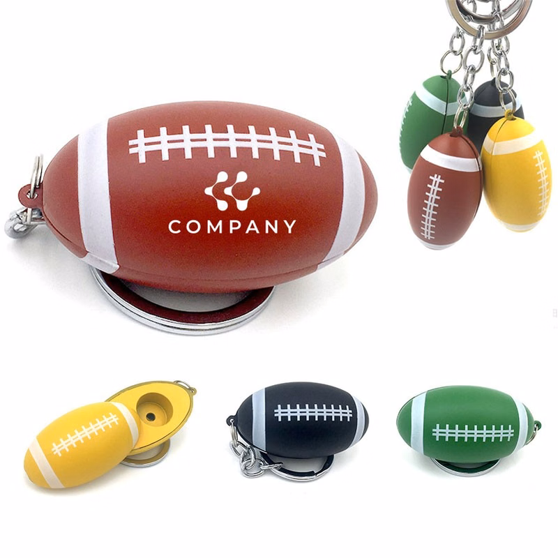 Rugby Shape Pipe Creative Key Chain