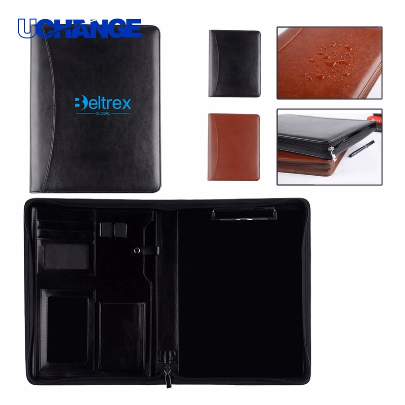 PU Leather A4 Organizer Case with Clipboard