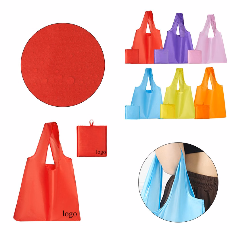Portable Polyester Grocery Tote Bag