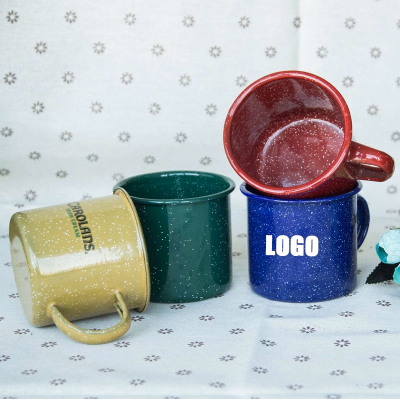 12oz Enamel Campfire Coffee Mug