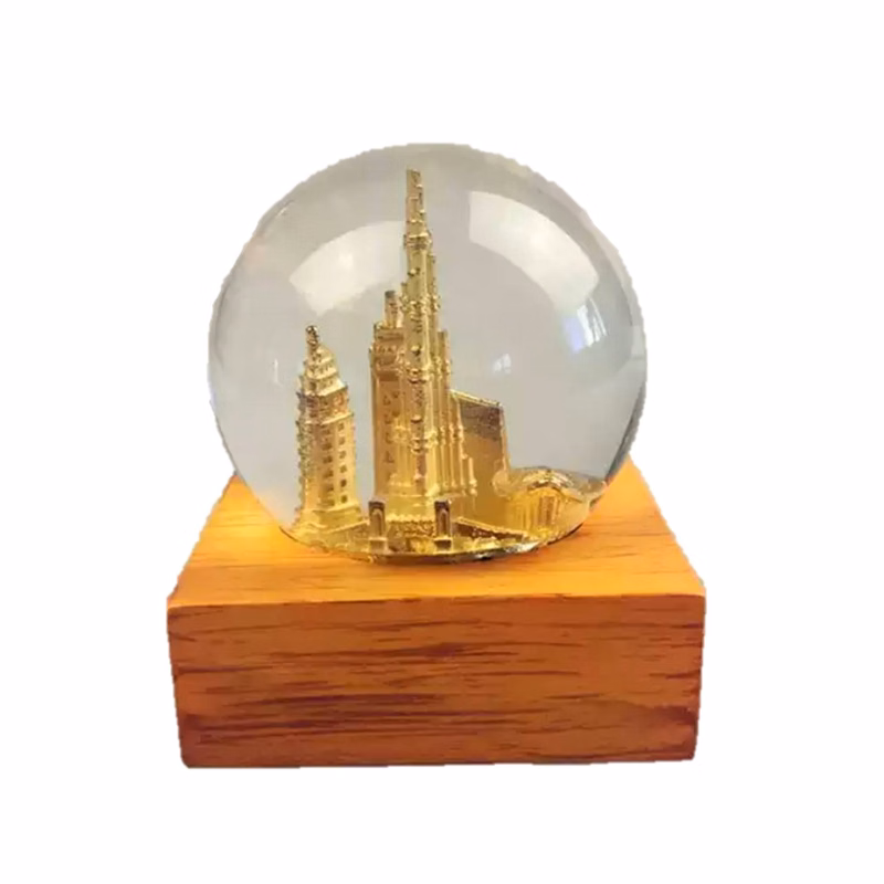 Custom City Souvenir Snow Crystal Ball