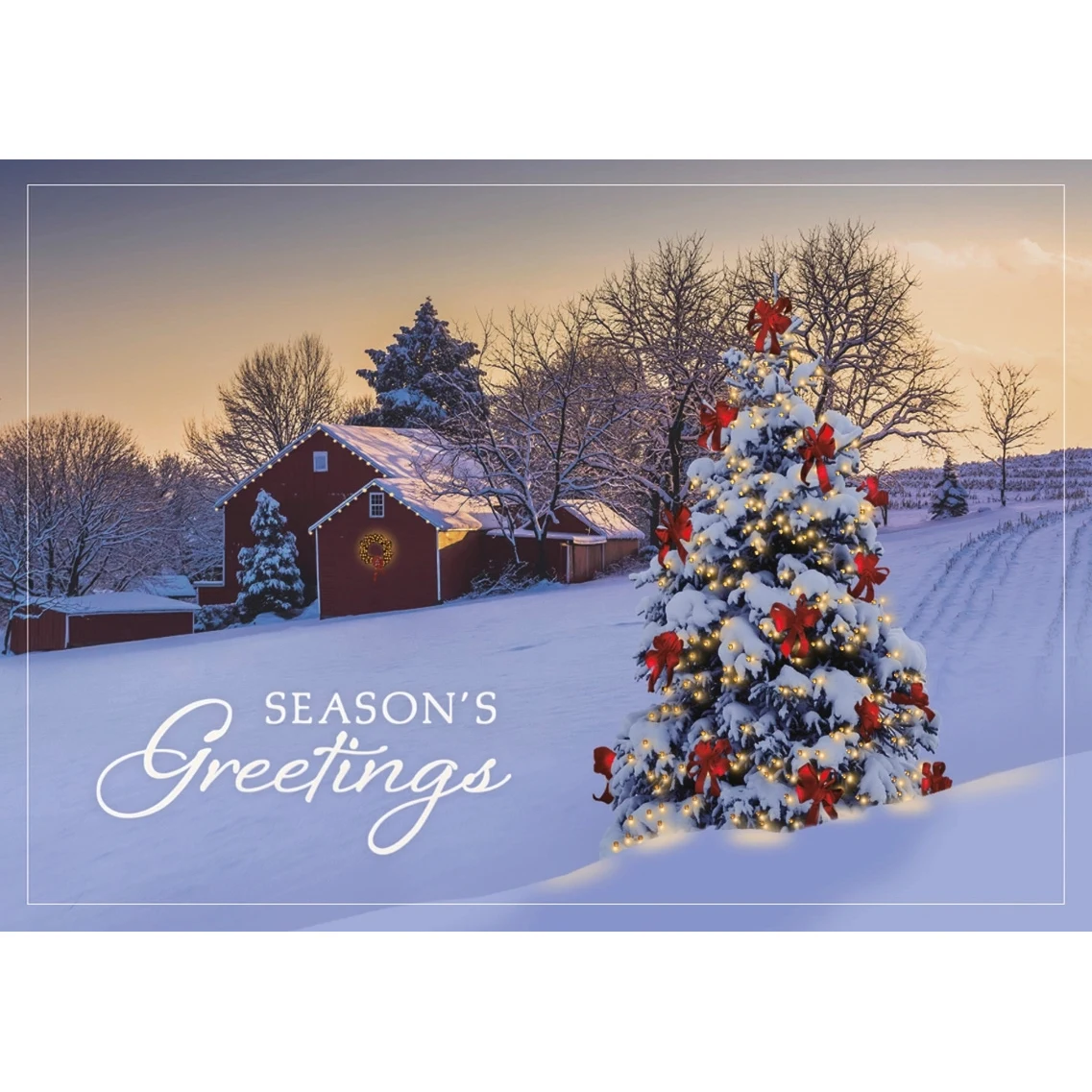 Country Morning Holiday Cards 1