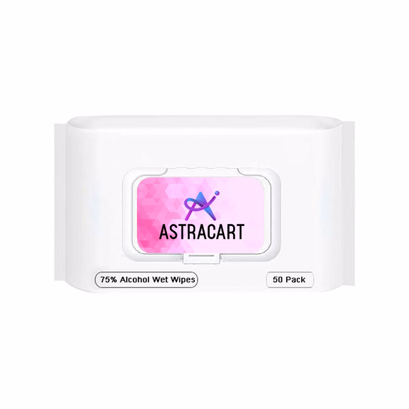 50 CT. ALCOHOL WET WIPES