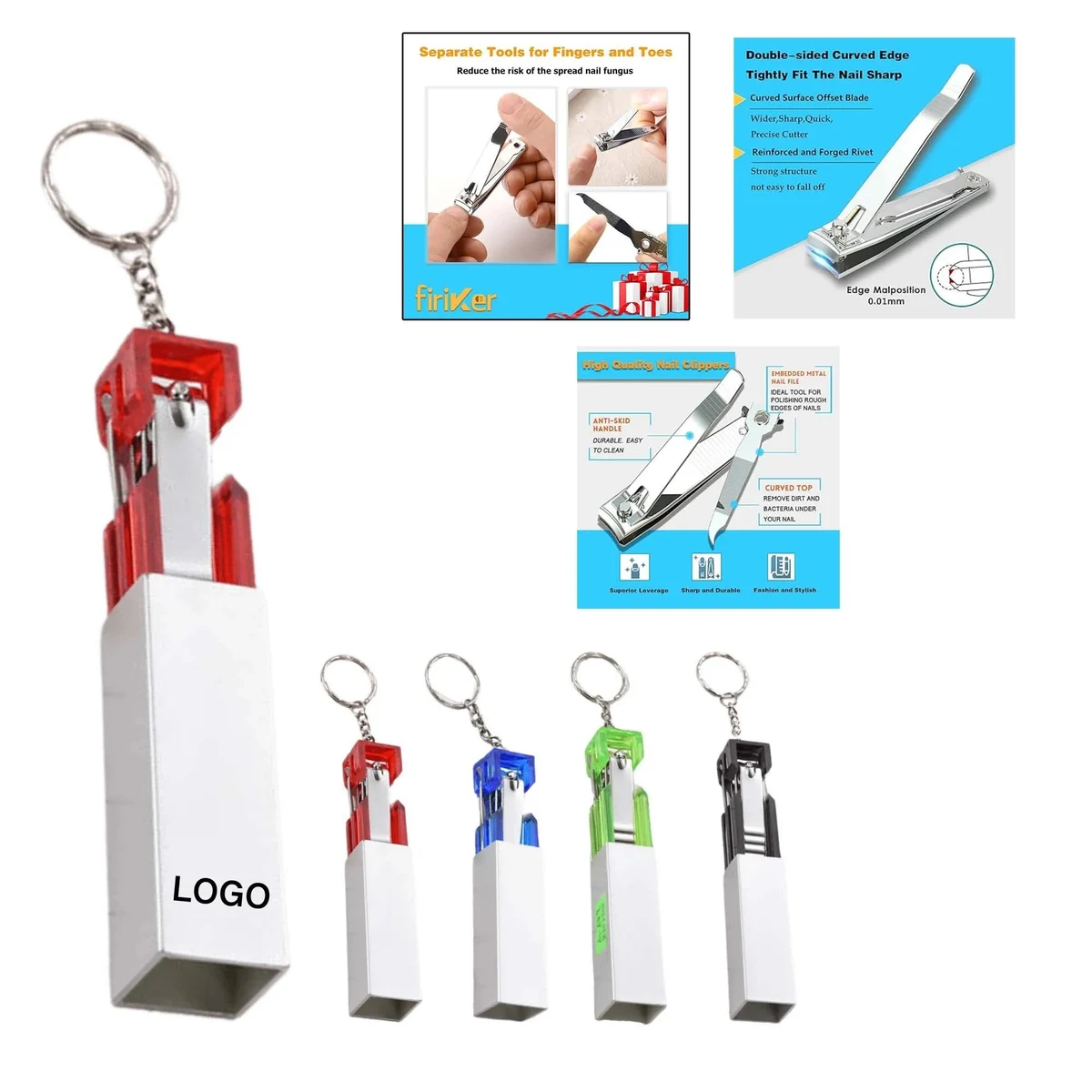 Manicure Tools With Keychain 1