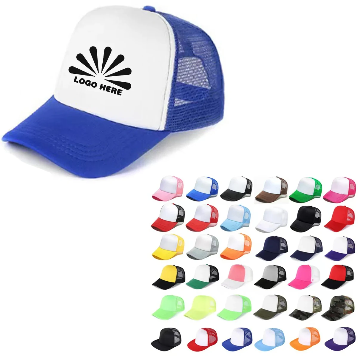 Blank Travel Baseball Caps With Customizable Logo 1