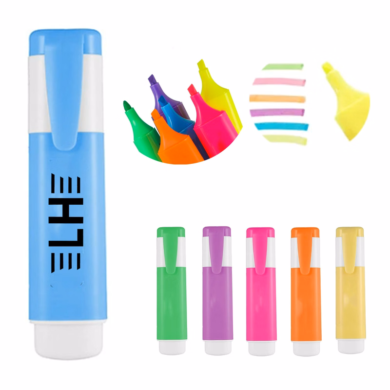 Six Color Highlighter Pen Set