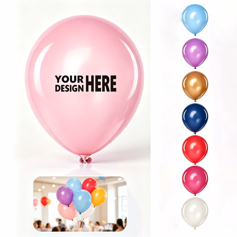 Custom Logo Latex Balloons for Celebrations & Events