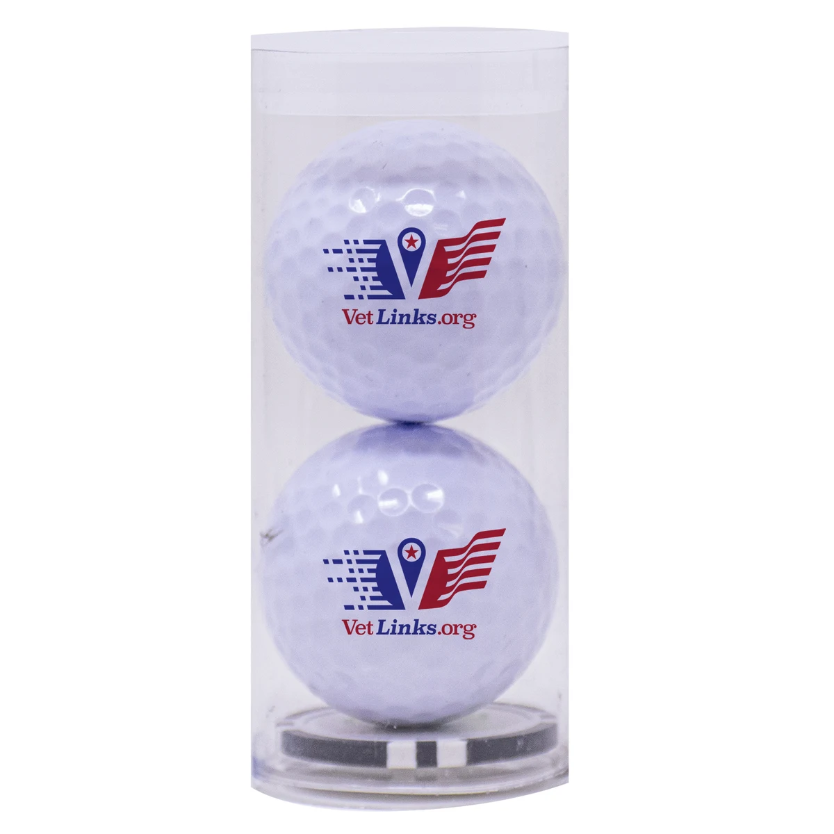 2-Ball Tube w/Poker Chip 1