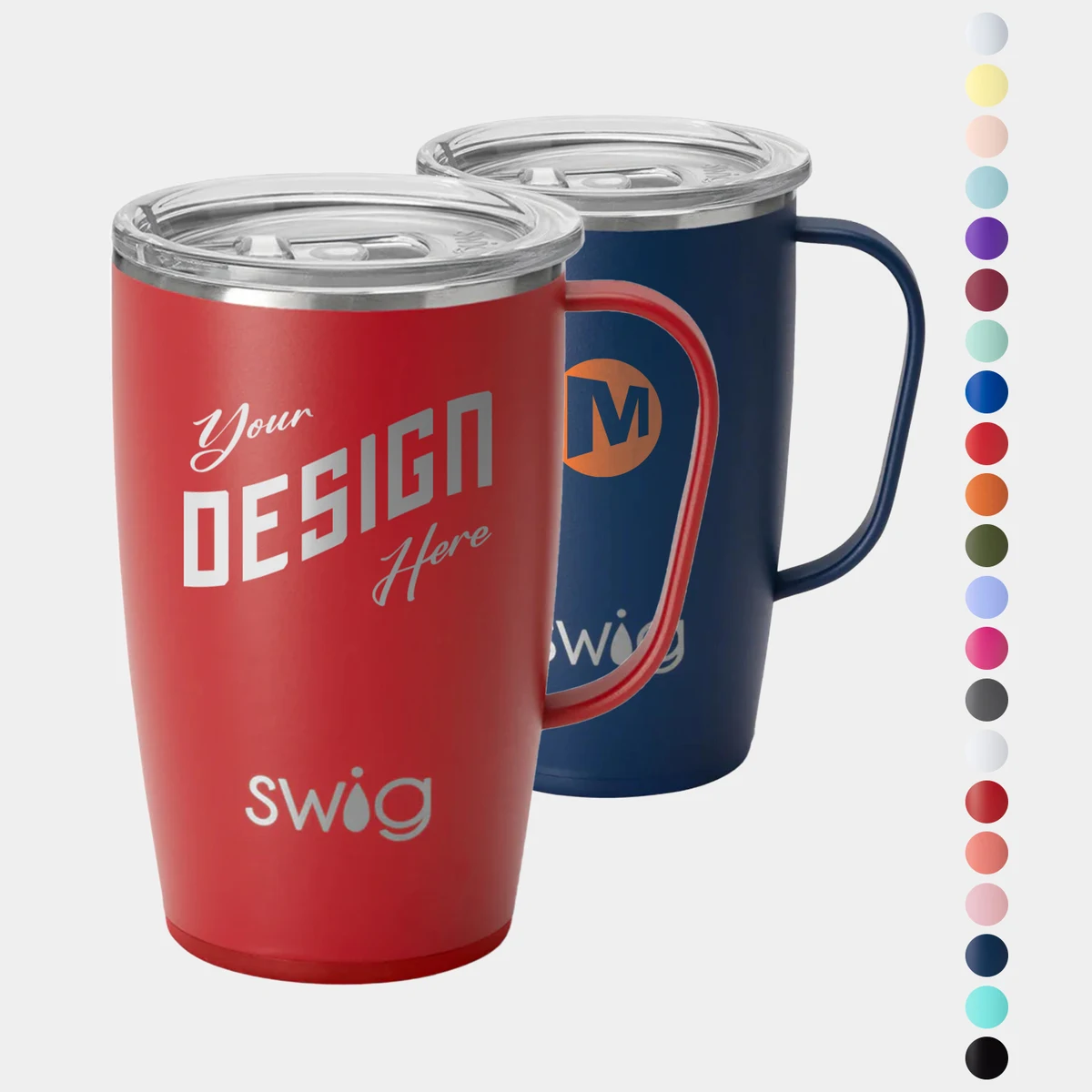 18 oz SWIG® Stainless Steel Insulated Travel Tumbler Mug 1