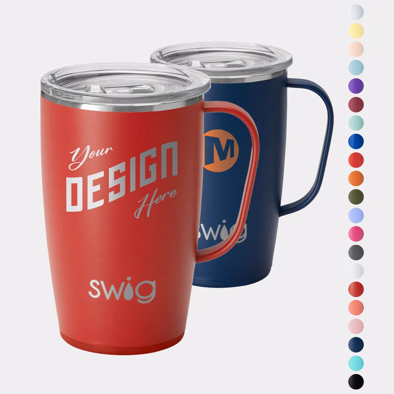 18 oz SWIG® Stainless Steel Insulated Travel Tumbler Mug
