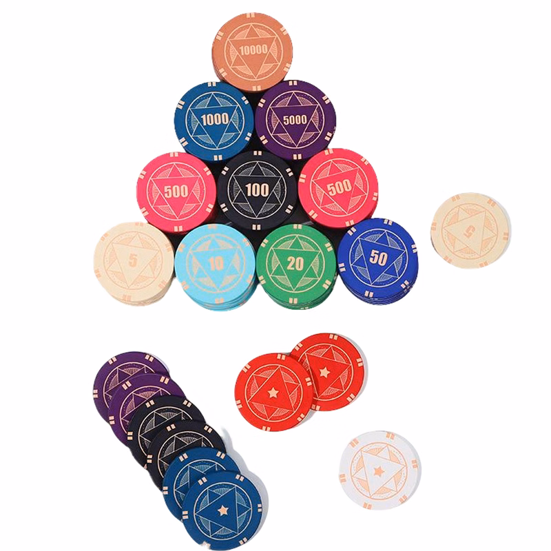 Full-Color Ceramic Poker Chip - 39mm